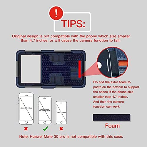 ShellBox IP68 Waterproof Phone Case Underwater Phone Pouch 15m Case with Lanyard for Swimming Snorkeling Raining Dustproof for iPhone 13 12 11 pro max Samsung Huawei Google OnePlus Xiaomi Redmi LG
