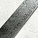 Aibote VG10 Custom Handmade Armor Pattern Damascus Stainless Steel Bar Blank Blade Knife Billet for Knife Making Fixed Blade Outdoor Knives (220x30x3mm)