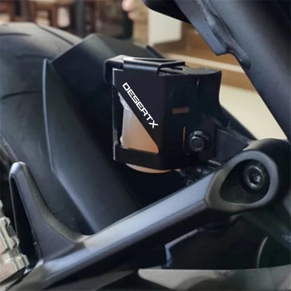 Motorcycle Oil Filler Caps, Rear Brake Fluid Reservoir Cap Cover Guard Protector Part For D&ucati DesertX Desert X DESERTX 2022 2023 Motorcycle Accessories