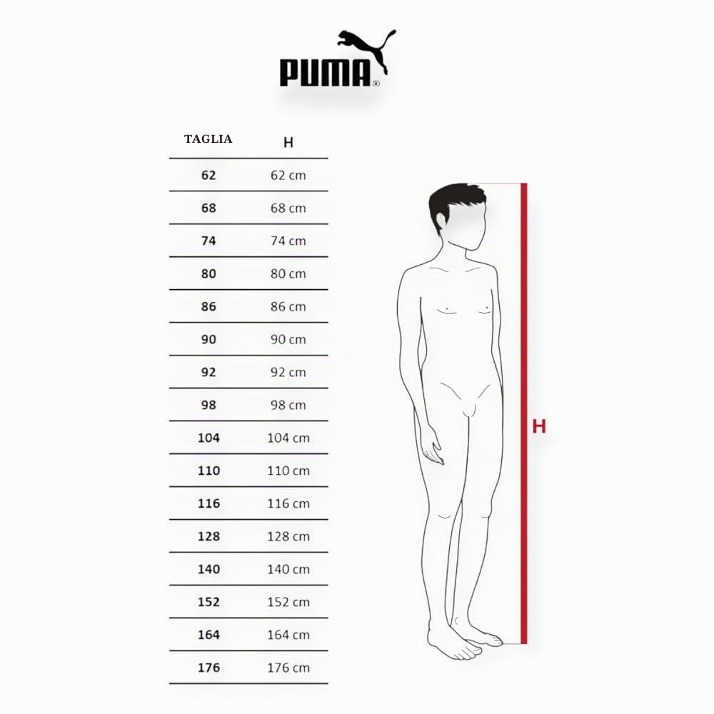 Puma Tuta da Ragazzo Colourblock Poly Blu Taglia 11-12 A Codice 687361-13