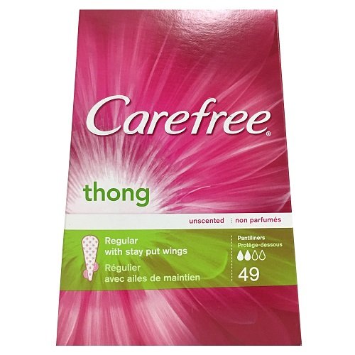 Carefree Thong Pantyliner Unscented