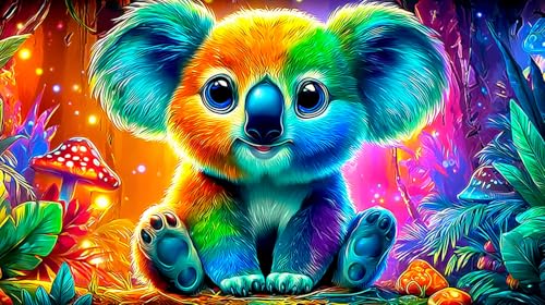 Puzzle de koala de 1000 piezas, el regalo original y creativo para mayores de 12 años
