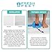 Fresh Feet- Foot Scrubber With Pumice Stone, Cleans, Smooths, Exfoliates & Massages your Feet Without Bending in the Shower or Bathtub