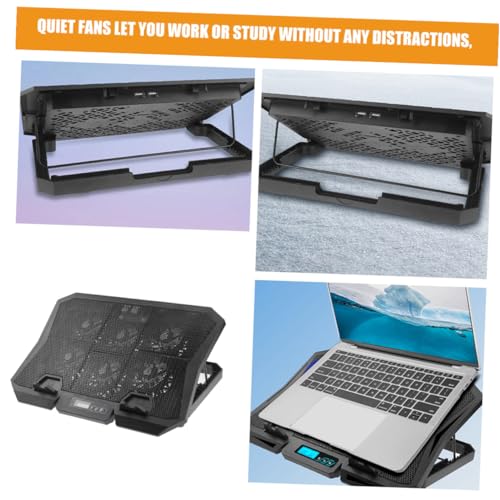 Base para Laptop POPETPOP con 6 Ventiladores Ajustables miniatura 5