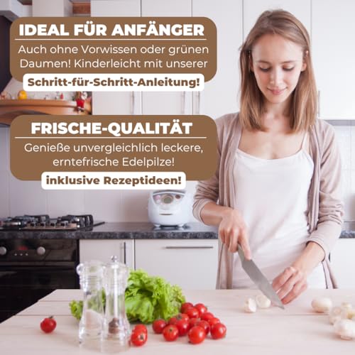 Foto von Hawlik Pilzbrut - Kräuterseitlinge auf Stroh züchten - frische Pilze einfach züchten - 20 Pilzdübel mit Mycel geimpft - Kräuterseitlinge selbst züchten