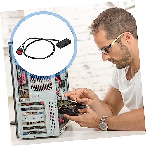 Probador de fuente de alimentacion ATX Uonlytech con cable de encendido para placa base 3 piezas 4