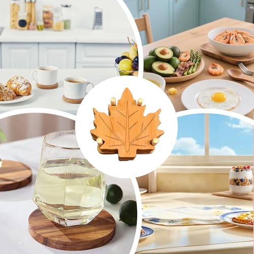 Dessous en bois résistant à la chaleur de qualité supérieure pour table et théière - 5