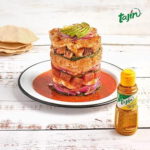 Tajin Habanero – 2 x 45g – Extra Hot Chili-Gewürzmischung – Sehr scharf für Obst, Snacks & Gerichte – inkl. Naschwerk® Sticker