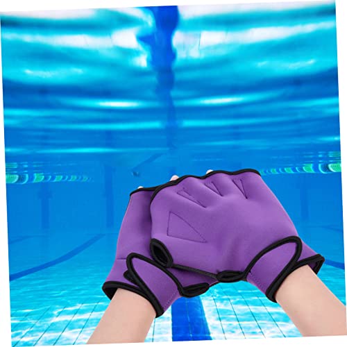 Toddmomy 3 Pares Luvas De Auxílio À Natação Piscina Equipamento De Natação Luvas De Mão De Natação L