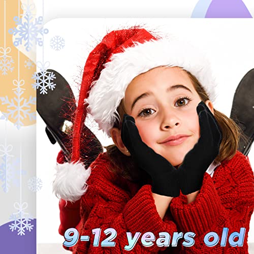 image for SATINIOR 4 Pairs Magic Winter Gloves Unisex Gloves Knit Stretchy Mitte