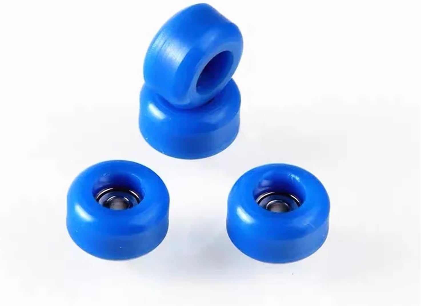 Fingerboard Wheels 10sets Finger Skateboard Wheels Fingerboard Wheel(10 Sets Black)