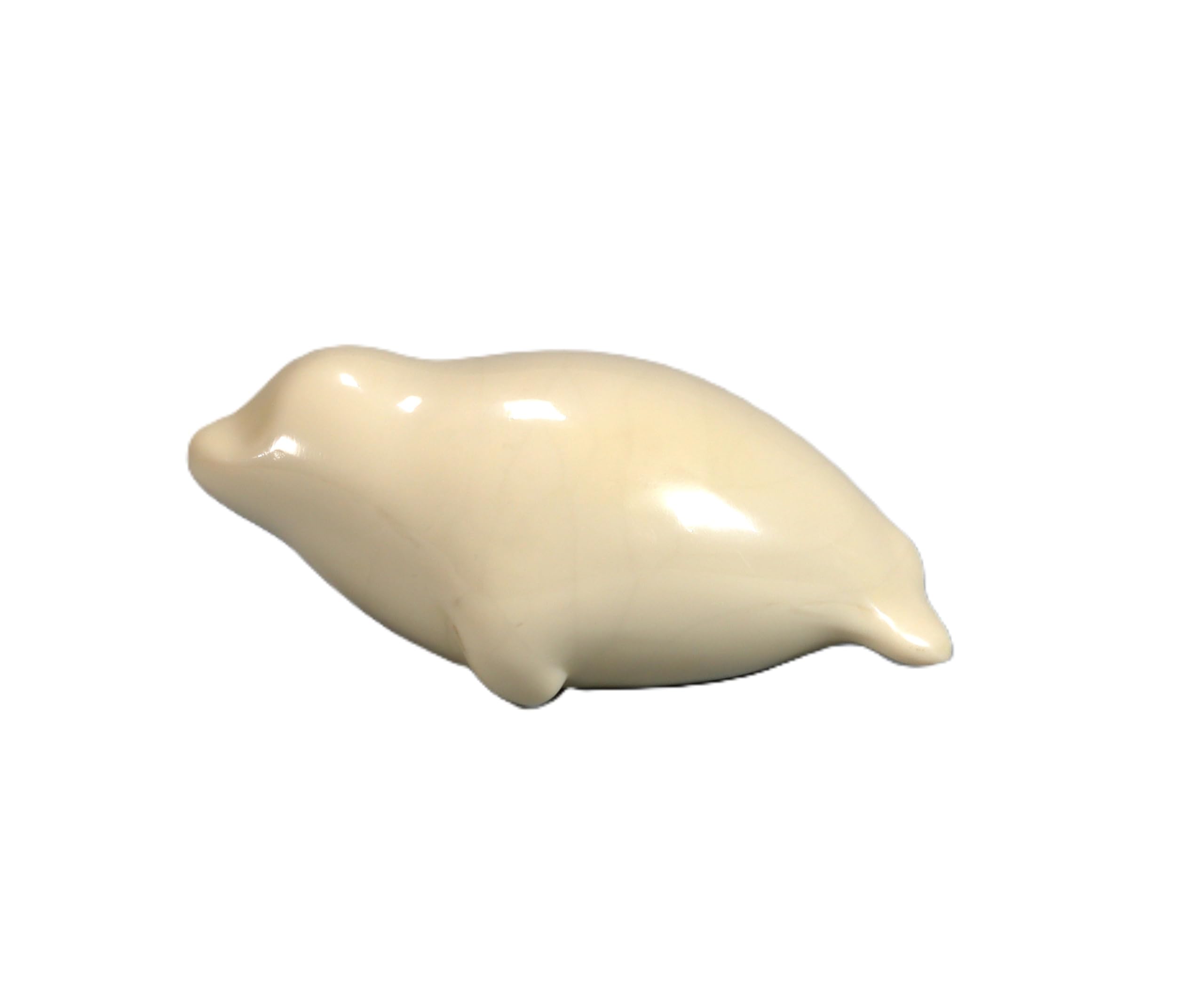 Harp Seal Pup Sculpture from John Perry Feely Sealy Hand Sculpture.