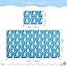 Winter Tree and Deer Blue and White Cooling Baby Mattress Protector 28