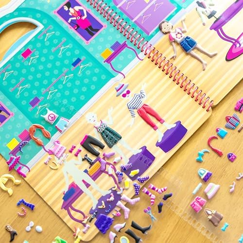 Melissa & Doug Puffy Sticker Activity Book: Day of Glamour - 196 Reusable Stickers | Fashion Activities For Kids, Reusable Sticker Fashion Toy, Restickable Sticker Book For Kids Ages 4+ 9 51PfKDeqCtL. AC