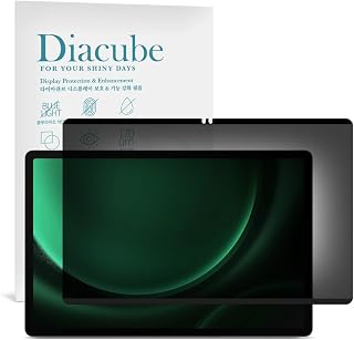 Magnetic & Nano Adsorption 360° 4-Way Privacy Screen Protector for Samsung Galaxy Tab S9 FE / Tab S10 FE 10.9 inch | Detachable, Anti-Spy, Anti-Fingerprint | Works in Both Landscape & Portrait Modes