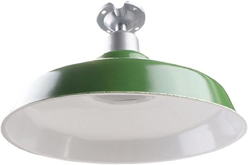 Miniatura 4 de 2 cubiertas de lámpara de techo esmaltadas, color verde, bricolaje, industrial, accesorio de iluminación de granero, accesorio retro y simple,