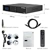 SMSL a300 Digital Power Amplifier BTL Mode Hi-Res Bluetooth 5.0 Remote Control 165 Wx2(4Ω)/85Wx2(8Ω) for Passive Speakers/Outdoor Active Bass Subwoofer (Black)