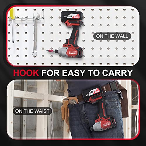 Dck Impact Driver, 20V Max Brushless Cordless Impact Driver Kit, 1600 In-Lb., 1/4" All Metal Hex, Variable Speeds, 4.0Ah Battery & Charger, 42 Pcs Bits, Power Impact Driver For Metal, Wood (Kdpl03-14) #TOP7