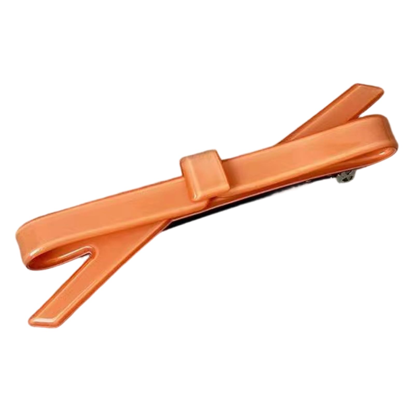 YUXITA Elegant Hair Clip Barrette Sweet Fashionable Flat Clip Hairpin Acetate Bow for Bunches