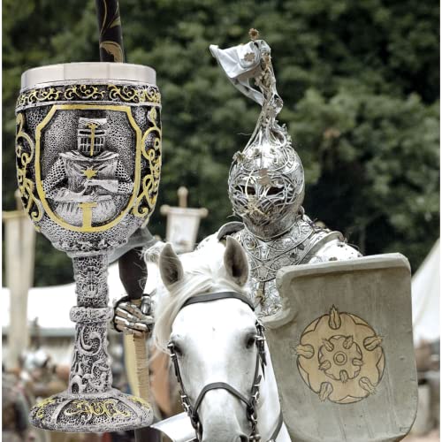 Medieval Oath Knight Chalice Viking Goblet Gothic Giftware Gift Ideas Of Themed Party Decoration Drinking Cup Vessel(Oath Knight) #TOP6