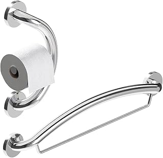 HealthCraft Products - Plus Series Grab Bar - Toilet Paper Holder / 24