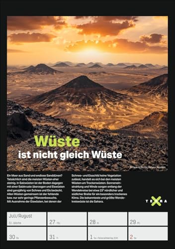 Terra X - Das Wunder Erde Wochenplaner 2026: 53 Blatt mit spannenden Naturphänomenen und atemberaubender Landschaftsfotografie. Geheimnisvolle Natur im praktischen Wandplaner (Wochenplaner Harenberg)