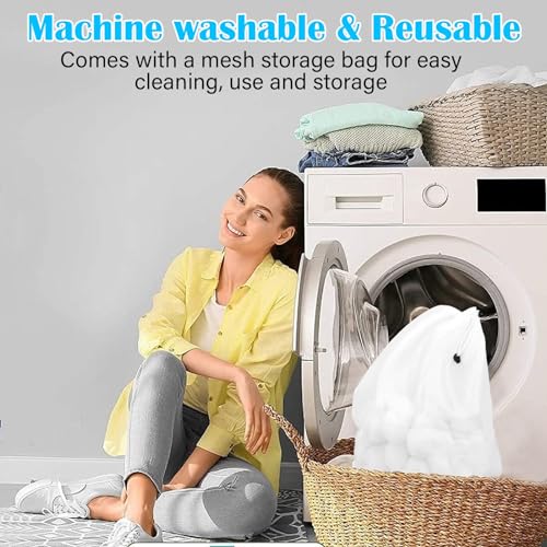 GROFIS Filterbälle Pool für Sandfilteranlagen, 1300g Filterballs Ersatz 45Kg Filtersand und Quarzsand, Wiederverwendbar Filterkugeln Pool mit Wäschenetz, Pool Zubehör für Filterpumpe Aquarium