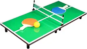 Mini Mesa de Ping-Pong 90X40 com Rede e Raquetes - Kobest