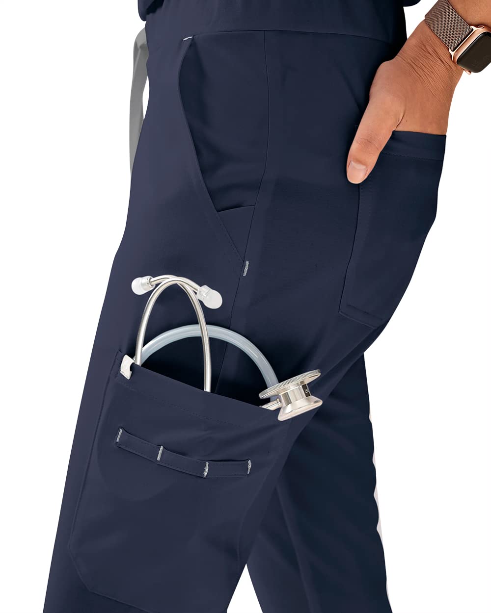 CLINIC DRESS Hose I kaere I Damen-Schlupfhose Pflegehose Arbeitskleidung I Bündchen Stretch Kurzgröße I Industriewäsche geeignet | bis 75 Grad waschbar |