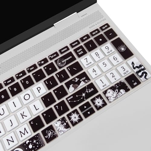 Protector para teclado HP 15.6'' Sun and Moon silicona miniatura 5