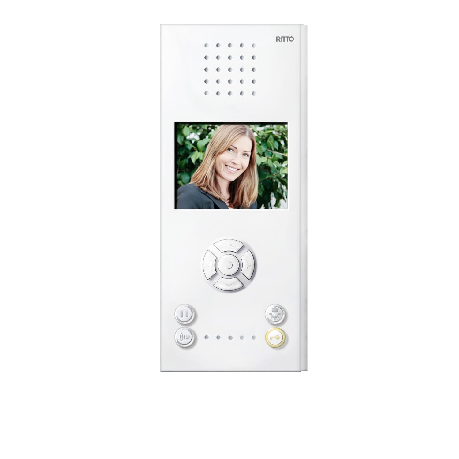 Ritto, RGE1787770, Video citofono, bianco