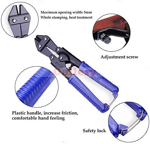 3 Pcs Lot 8 Inch Bolt Cutter Garden Manganese Steel Wire Clamp Tool Pliers Bolt Cutter