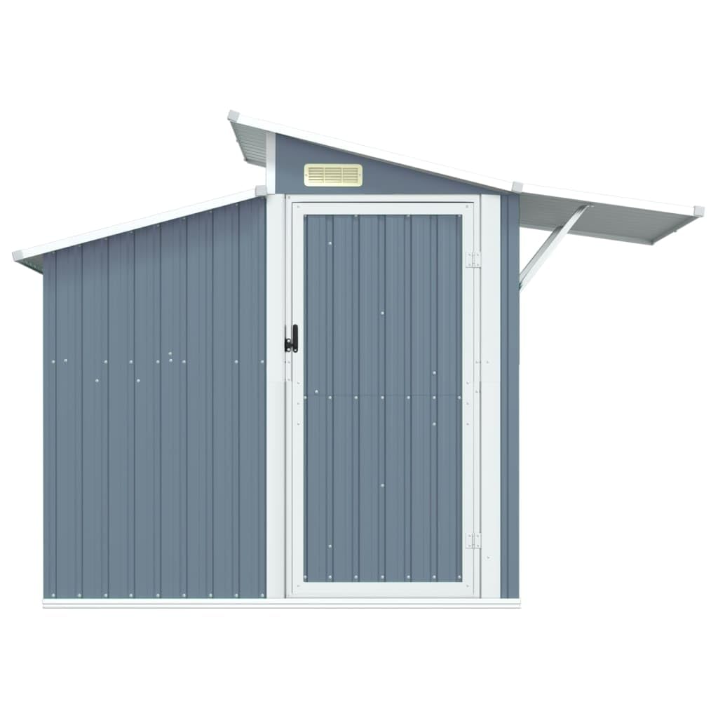 Générique Abri de Jardin Gris 270x130x208,5 cm Acier galvanisé,Maison & Jardin,Pelouses & Jardins,Vie en extérieur,Structures extérieures,Cabanes & abris de Jardin,Gris,43.8 KG,316243