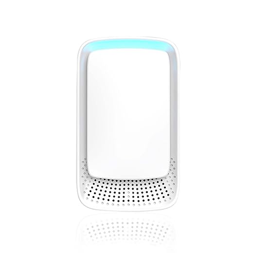Air Ionizers for Home, Negative Ion Air Purifier - Ultra Quiet Plug In Air Freshener for Bedroom Office Kitchen Basement - Portable Mini Air Cleaner(1-Pack)