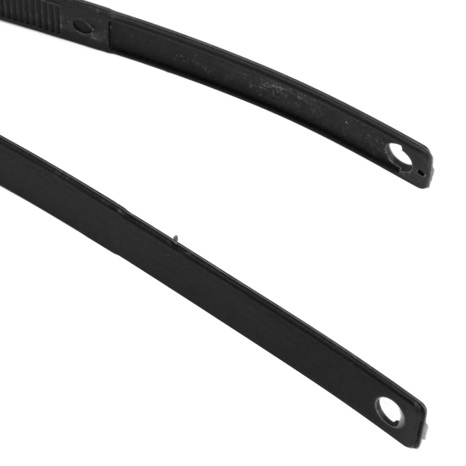 Brida para cables de nailon, sujeción autoblocante, bridas para cables con cremallera resistentes al desgaste para equipos deportivos al aire con 3 anillos colgantes, 3 uds. (negro)