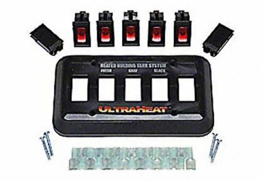 UltraHeat - 5 Gang System Kit Switch Package, with Lighted Switches, 13.5 VDC