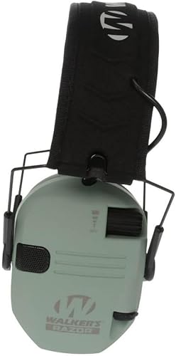 Walker's Razor Slim Ultra Low Profile Compact Design Adjustable Range Shooting Hunting Hearing Protection Electronic Earmuffs