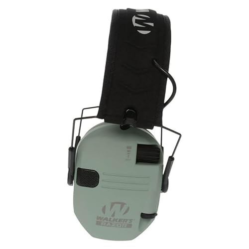 Walker's Razor Slim Ultra Low Profile Compact Design Adjustable Range Shooting Hunting Hearing Protection Electronic Earmuffs
