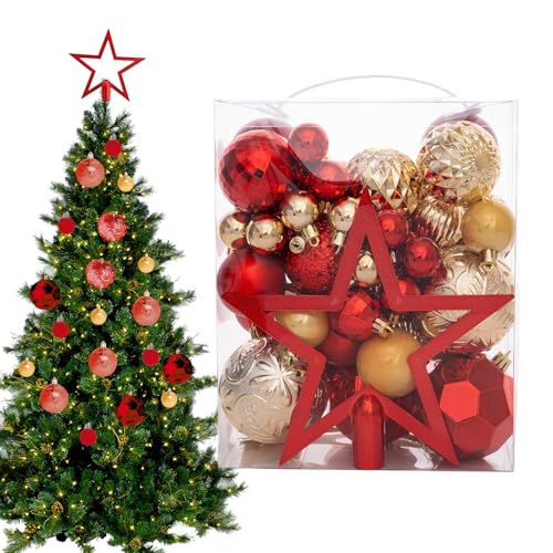 Boules de Noël pour sapin décoration de salon chaleureuse et sereine - 8