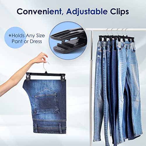 Hanger Central HU-XI-72 30 Pack Space Saving Heavy Duty Slim Plastic Pants, Skirts And Shorts Hangers thumb #6