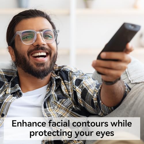 Image of Dollger Square Blue Light Blocking Glasses Women Men Computer Eyeglasses Fashion Light Weight TR90 Blue Light Glasses