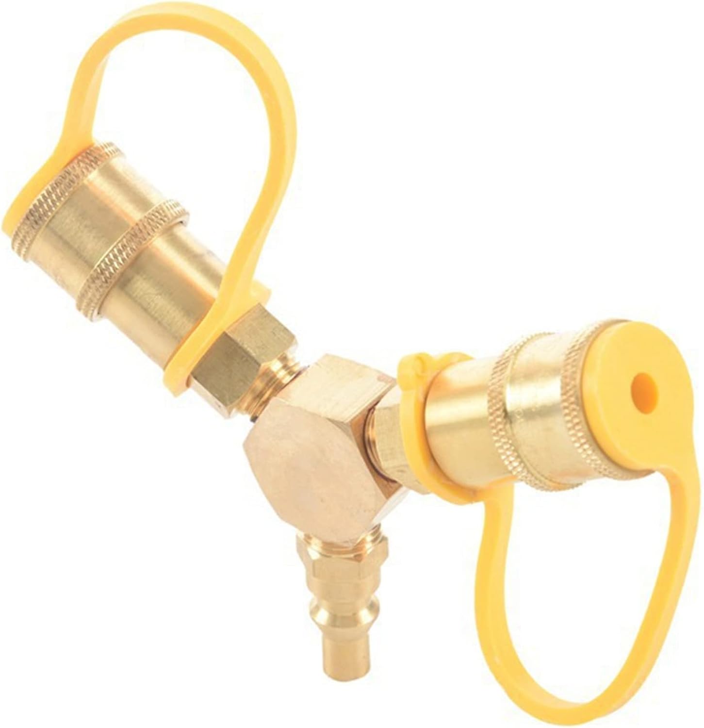 Propane Gas Tank Connection Adapter Camping Barbecue Gas Tank Connector is Applicable to Weber Natural Gas Grill, Terrace Heater, Pizza Oven and Terrace Fire Pit