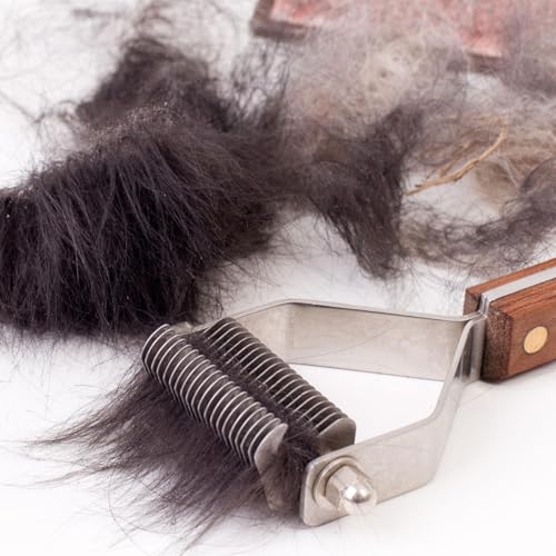 Coat King Harke für Haustiere, 14 Klingen, professioneller Haustier-Entfilzungskamm, Fellpflege, Abisolierwerkzeug für Hunde und Katzen, 6,2 cm, 1 Stück