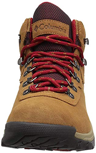Columbia Women's Newton Ridge Plus Waterproof Amped, Elk/Mountain Red, 8