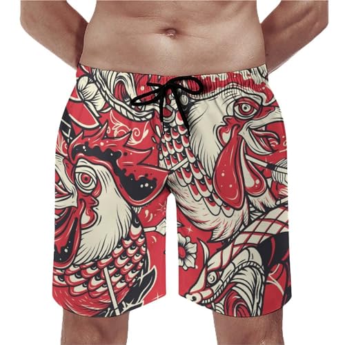 Swim trunk avec poches cordon UMENG short de bain homme imprimé taille S