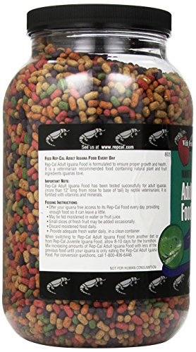 Rep-Cal SRP00805 Adult Iguana Food, 2.5-Pound