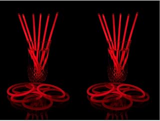 UV Floor- Pulseras, Color rojo (8717662460029) (Paquete de 2)
