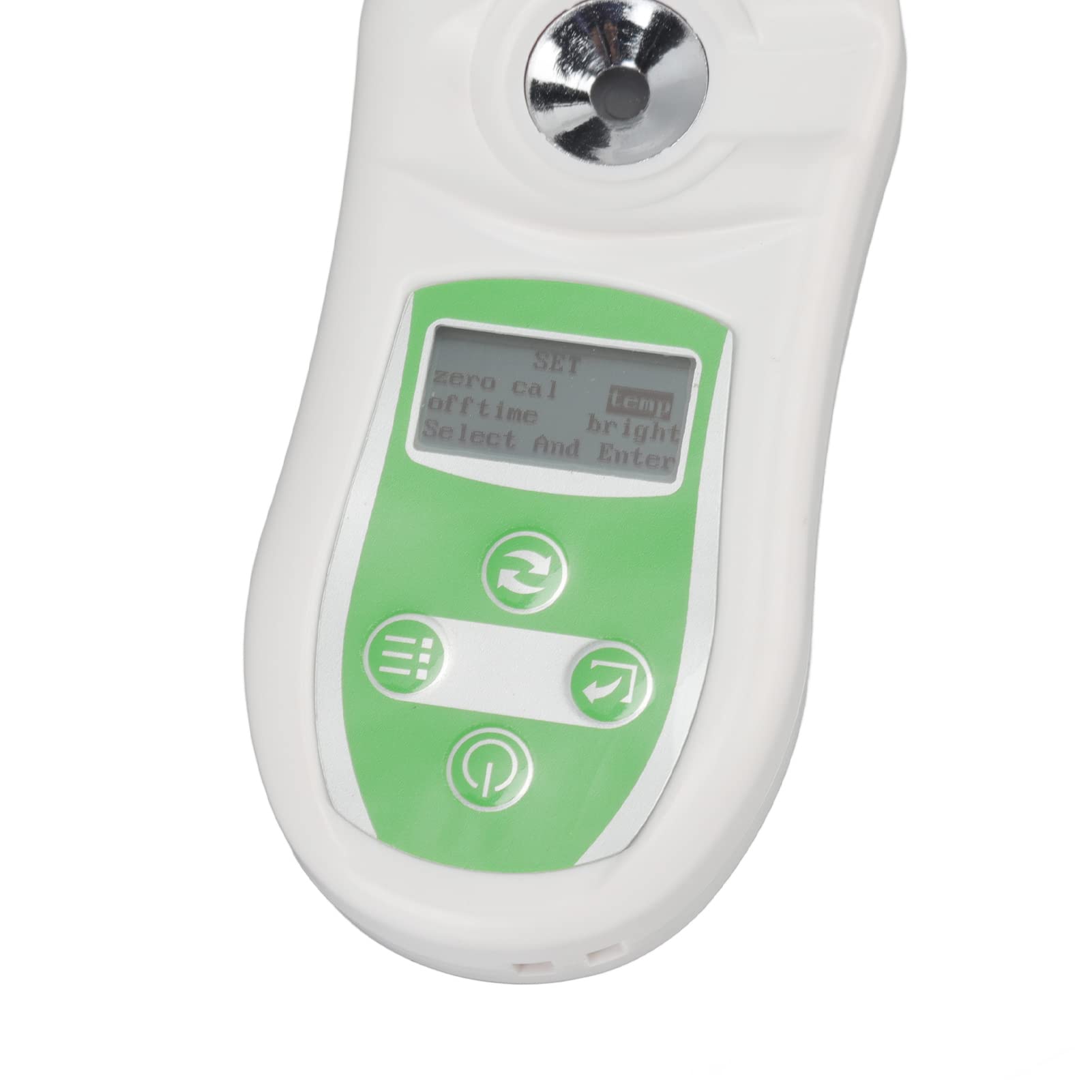 Medidor Brix, refractómetro portátil de Mano con ATC, 0-32% Brix, para el Contenido de azúcar de Las Bebidas Frutas.