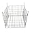 Garden Wire Compost Bin 30x30x24 inches, Black, Garden Bed Fencing