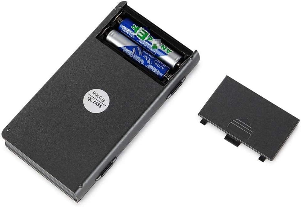 MRKU Báscula de Cocina para Alimentos, minibáscula de Bolsillo, báscula de precisión para Joyas, báscula electrónica de 0,01 G, báscula portátil de 0,1 G